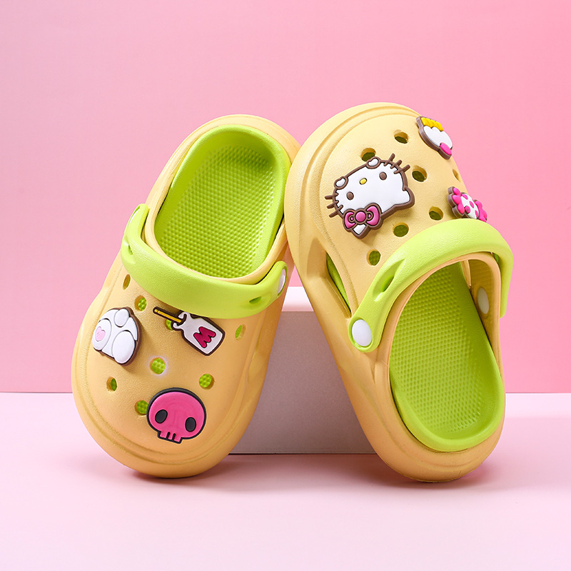 Women Shoes For Walking - Cartoon Sanrio Hello Kitty Platform Clogs
