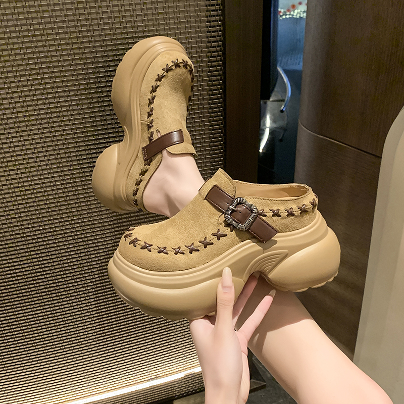 New Women's Suede Hand Stitch  - Women'S Shoes Hands Free avis et prix