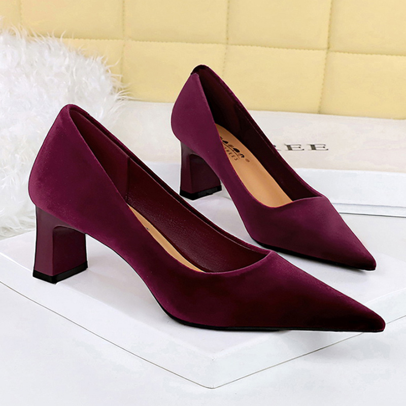 Women New Glam Velvet  6cm Hig - Women'S Shoes Navy Blue avis et prix