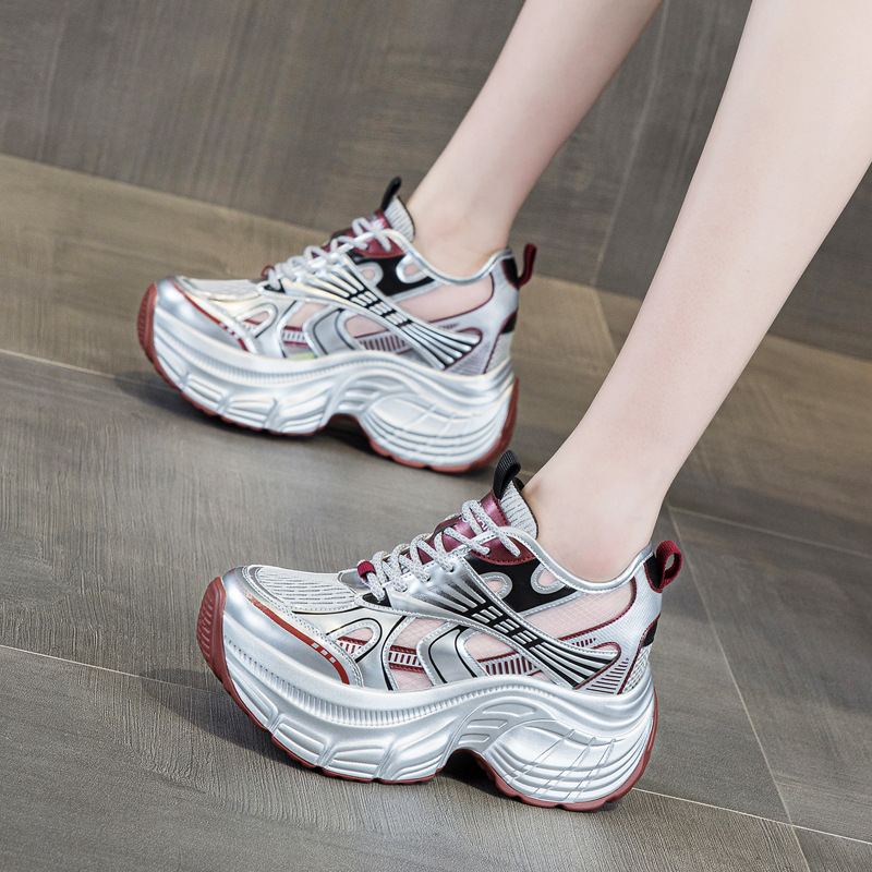 8cm Hidden Height Increasing P - Women Shoes For Walking avis et prix