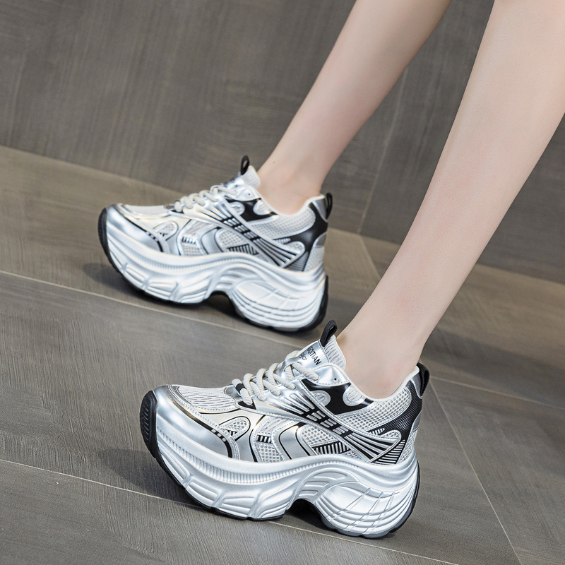 8cm Hidden Height Increasing P - Women Shoes For Walking avis et prix