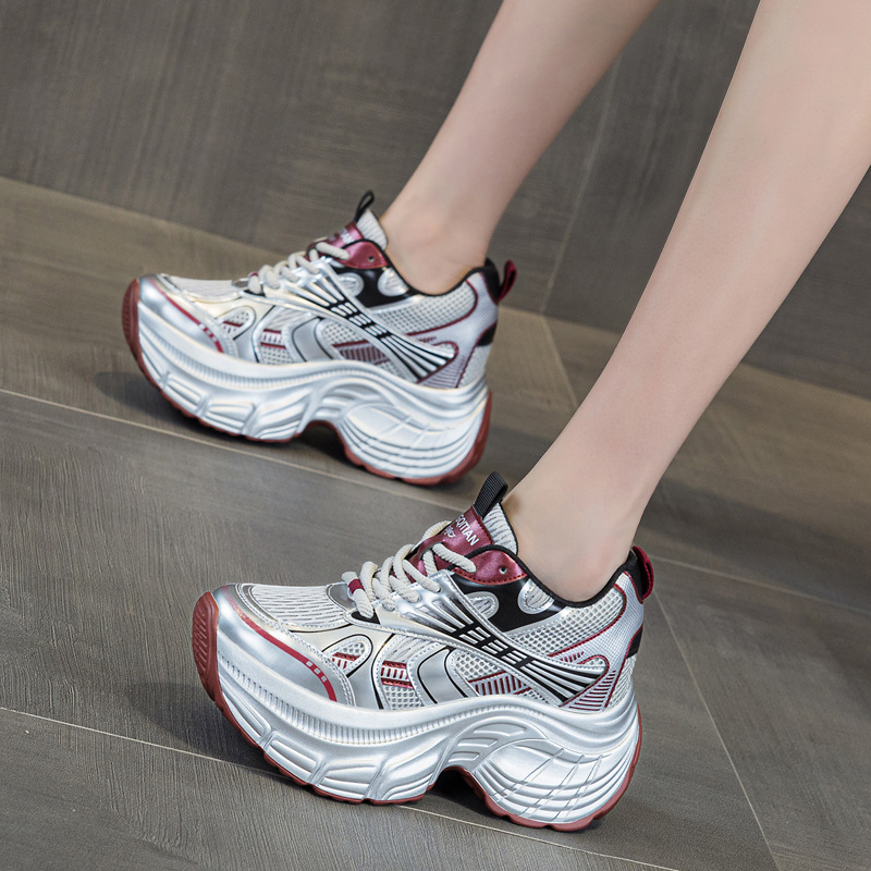 8cm Hidden Height Increasing P - Women Shoes For Walking avis et prix