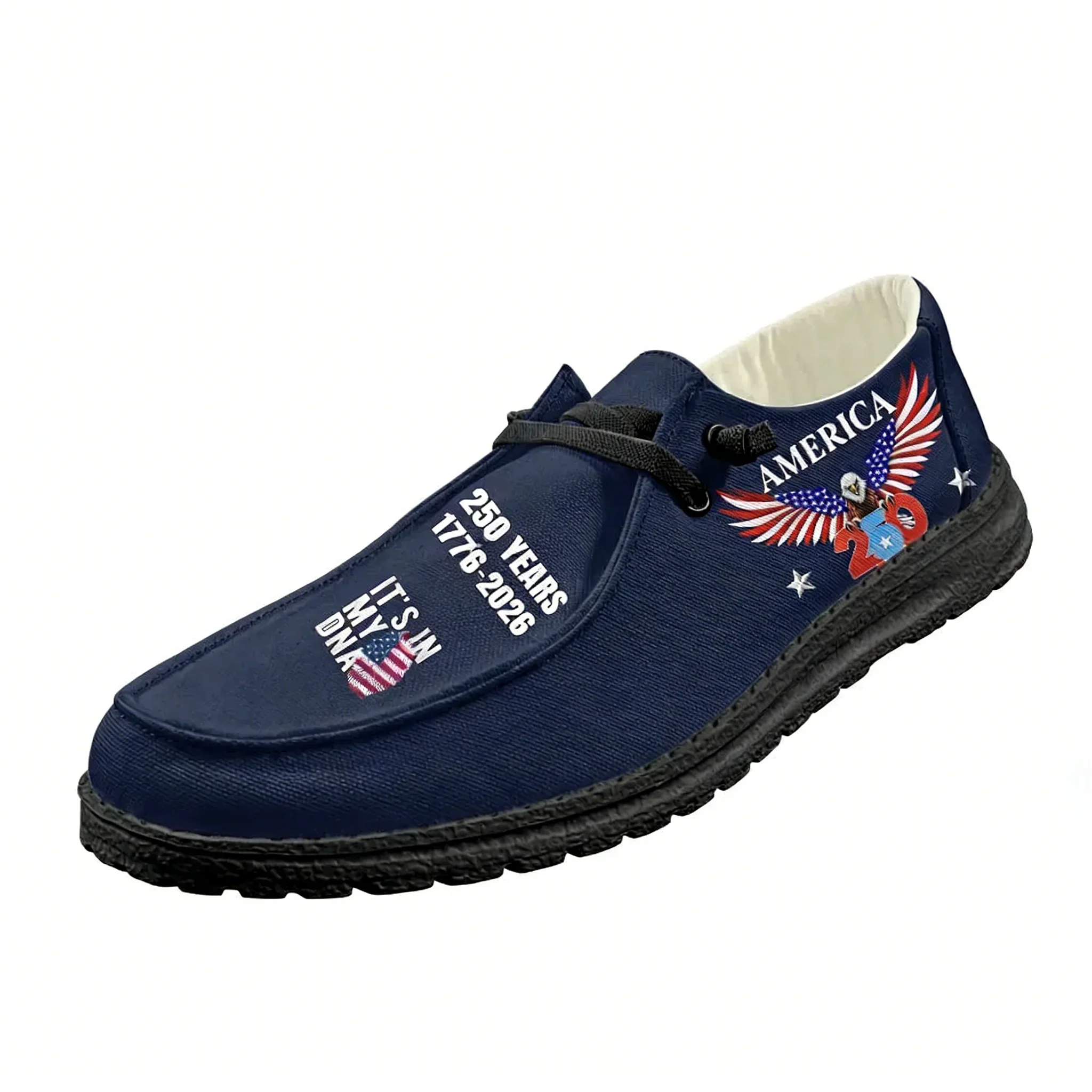 America 250th Anniversary 1776 - Women'S Shoes Loafers Black avis et prix