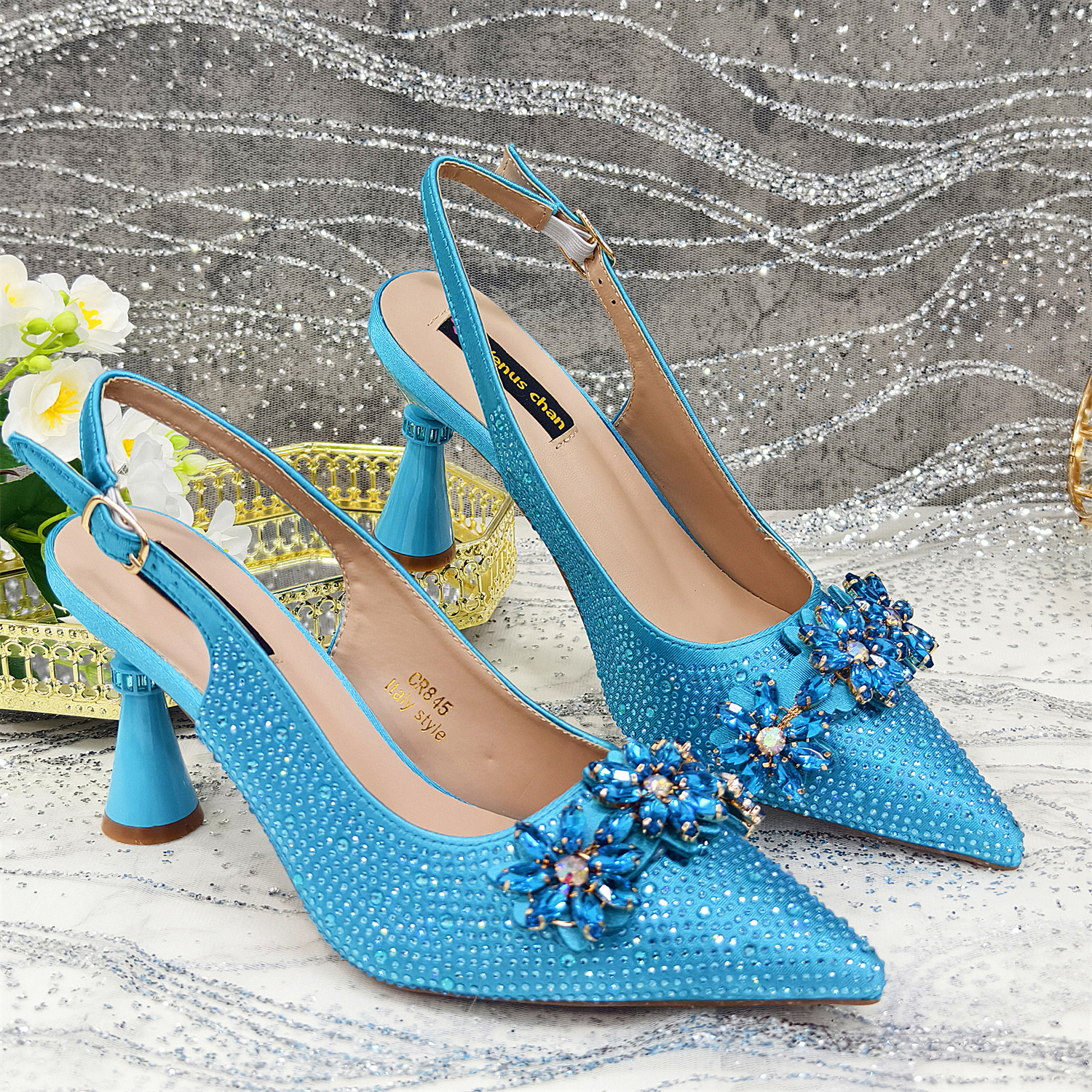 2025 Pointed Toe High Heels Sh - Women'S Shoes Navy Blue avis et prix