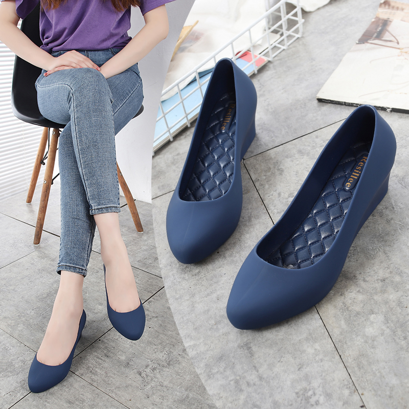 Resillee Women Navy Blue Wedge - Women'S Shoes Navy Blue avis et prix