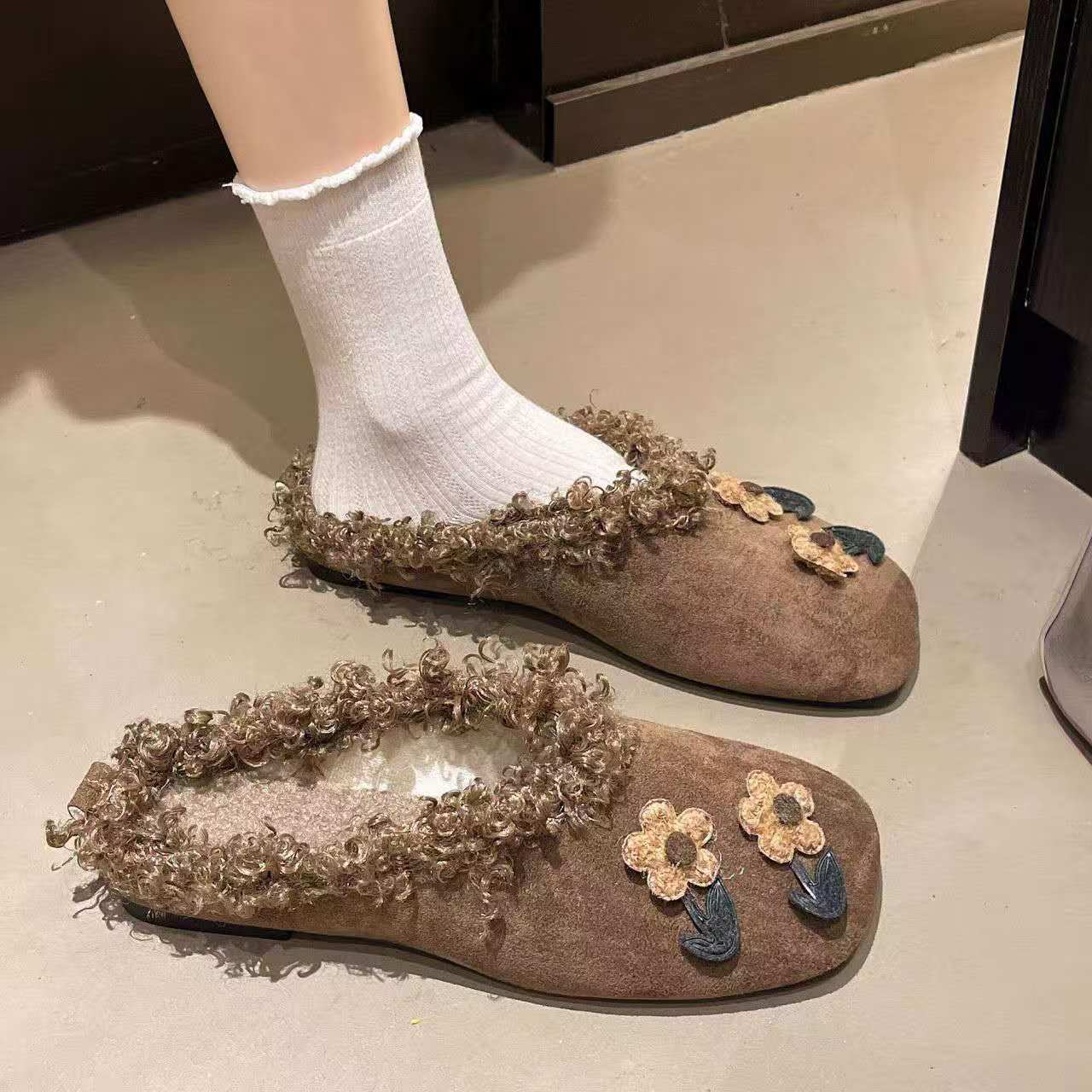 2026 Fall winter flat plush sl - Women'S Shoes Hands Free avis et prix