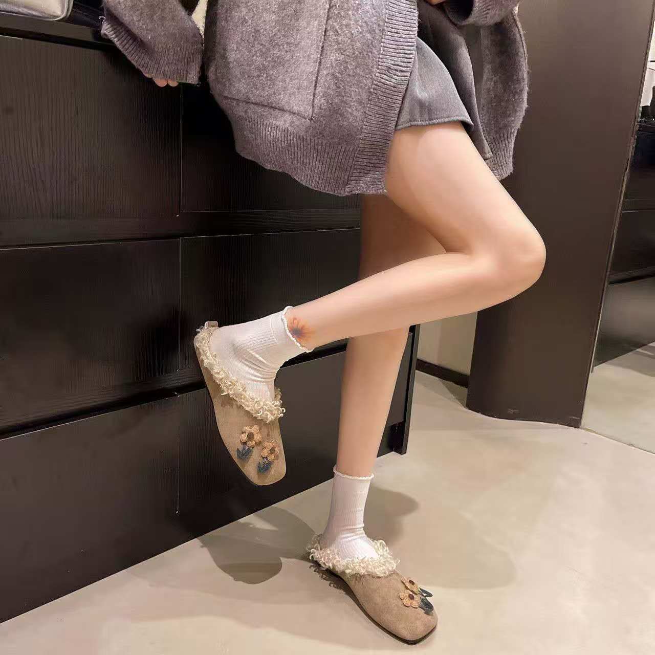 2026 Fall winter flat plush sl - Women'S Shoes Hands Free avis et prix