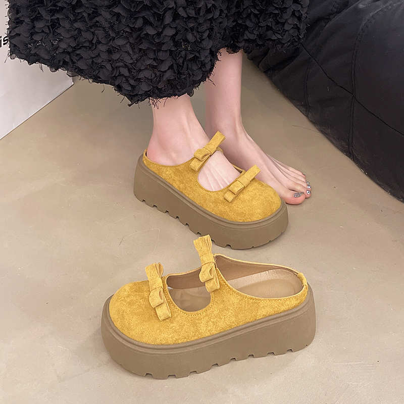 Velvet Hi Cut Flip Flop Slippe - Women'S Shoes Hands Free avis et prix
