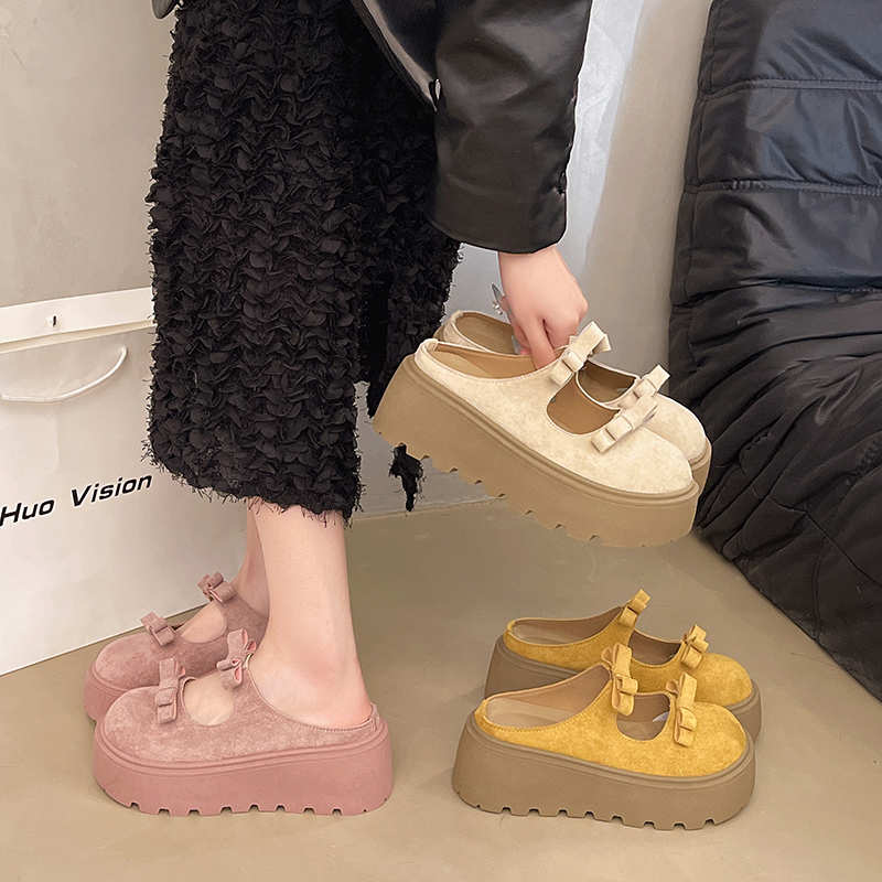 Velvet Hi Cut Flip Flop Slippe - Women'S Shoes Hands Free avis et prix