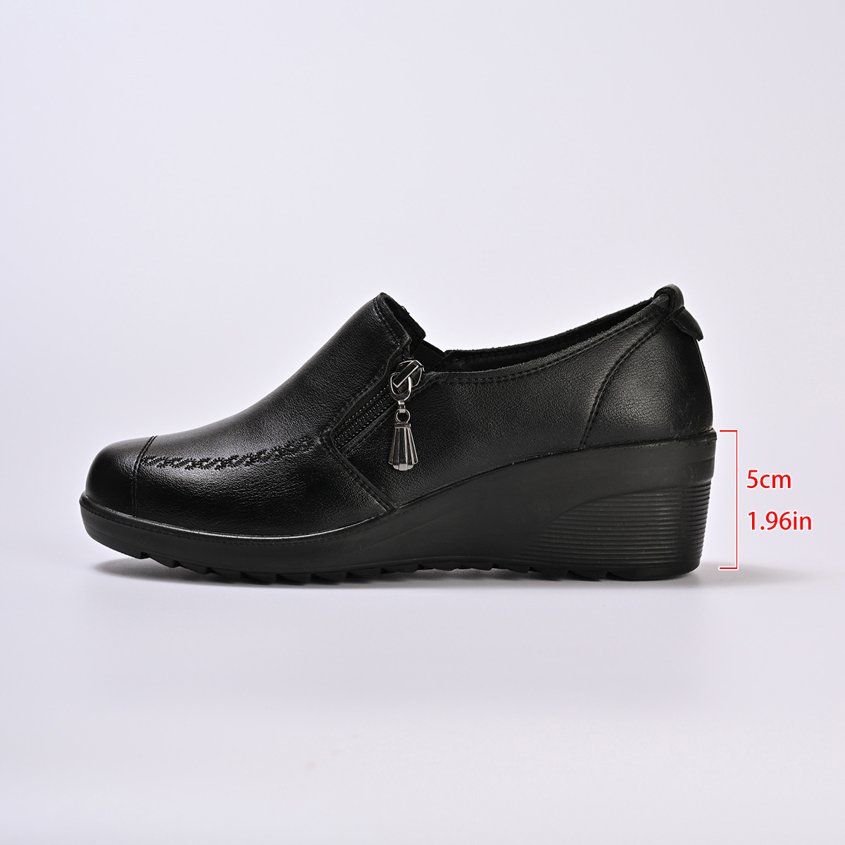 Women Genuine Leather Shoes Sp - Women'S Shoes Loafers Black avis et prix