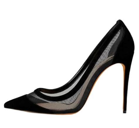 Sexy Nude Pink Black Suede Mes - Women'S Shoes In Size 12 avis et prix