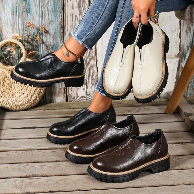 Retro British Style Women's Sh - Women Shoes For Walking avis et prix