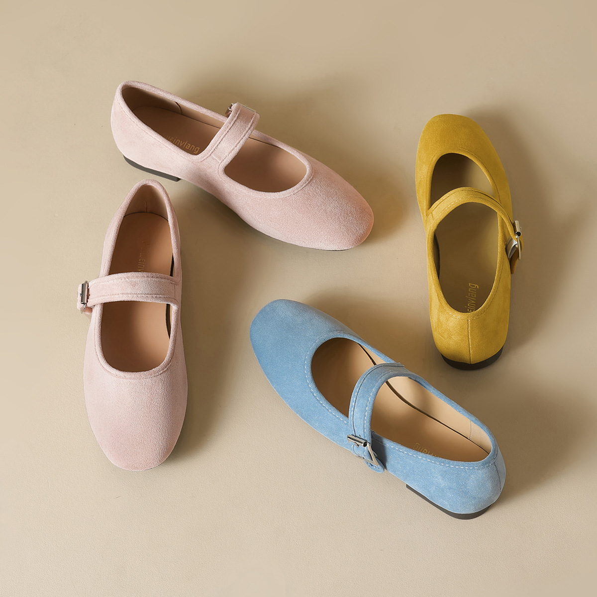 Size 35-43 Velvet Mary Jane Sh - Women'S Shoes Hands Free avis et prix