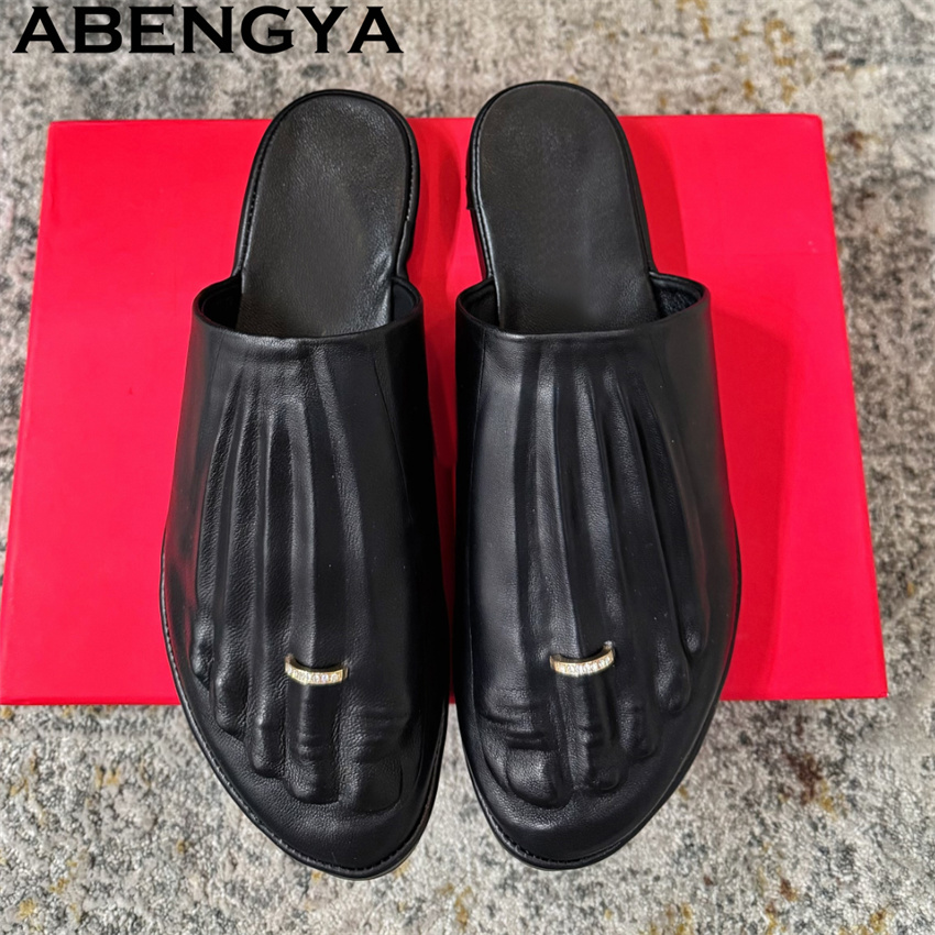 Black Real Leather Wrap Toe lo - Women'S Shoes Loafers Black avis et prix