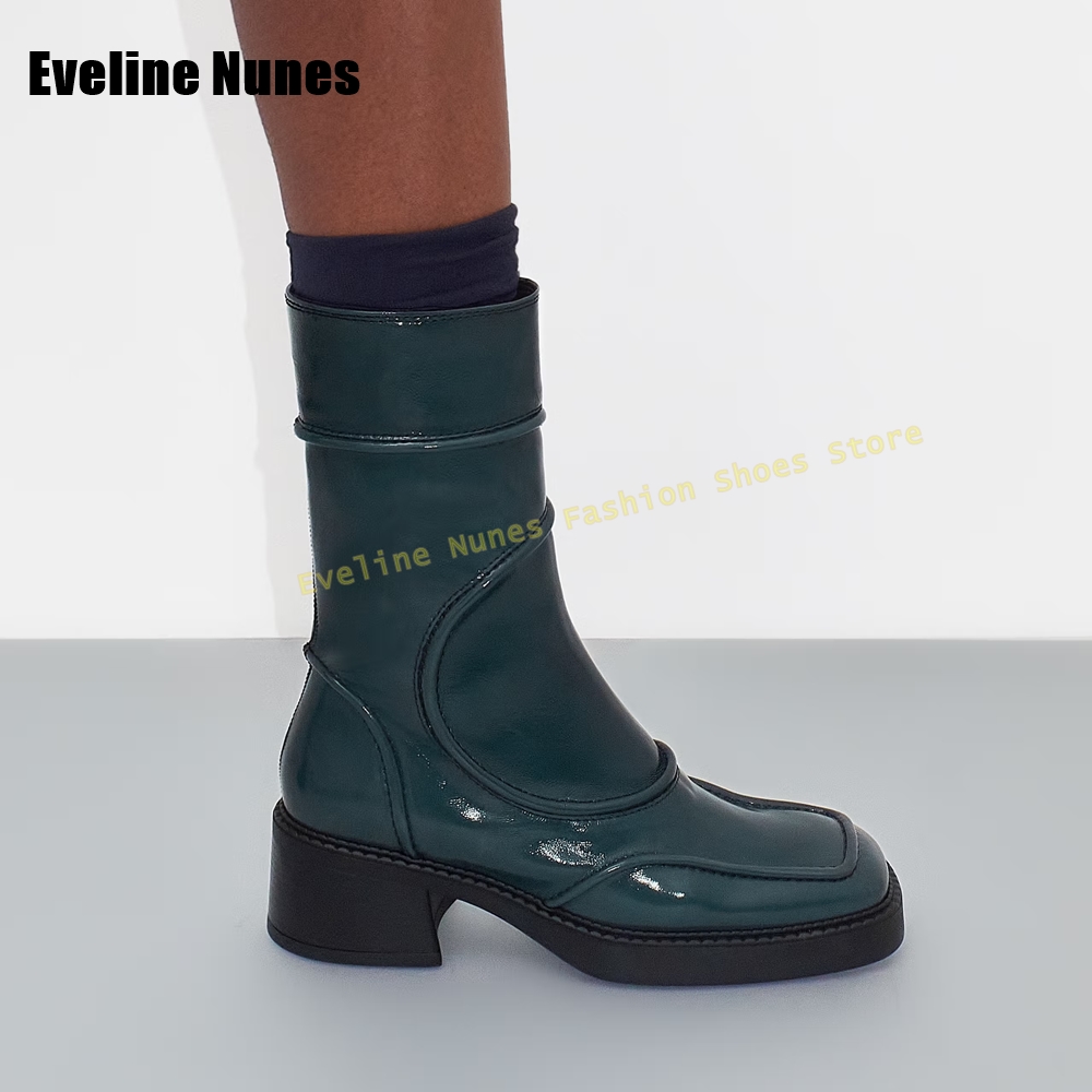 Dark Blue Square Toe Fashion B - Women'S Shoes Navy Blue avis et prix