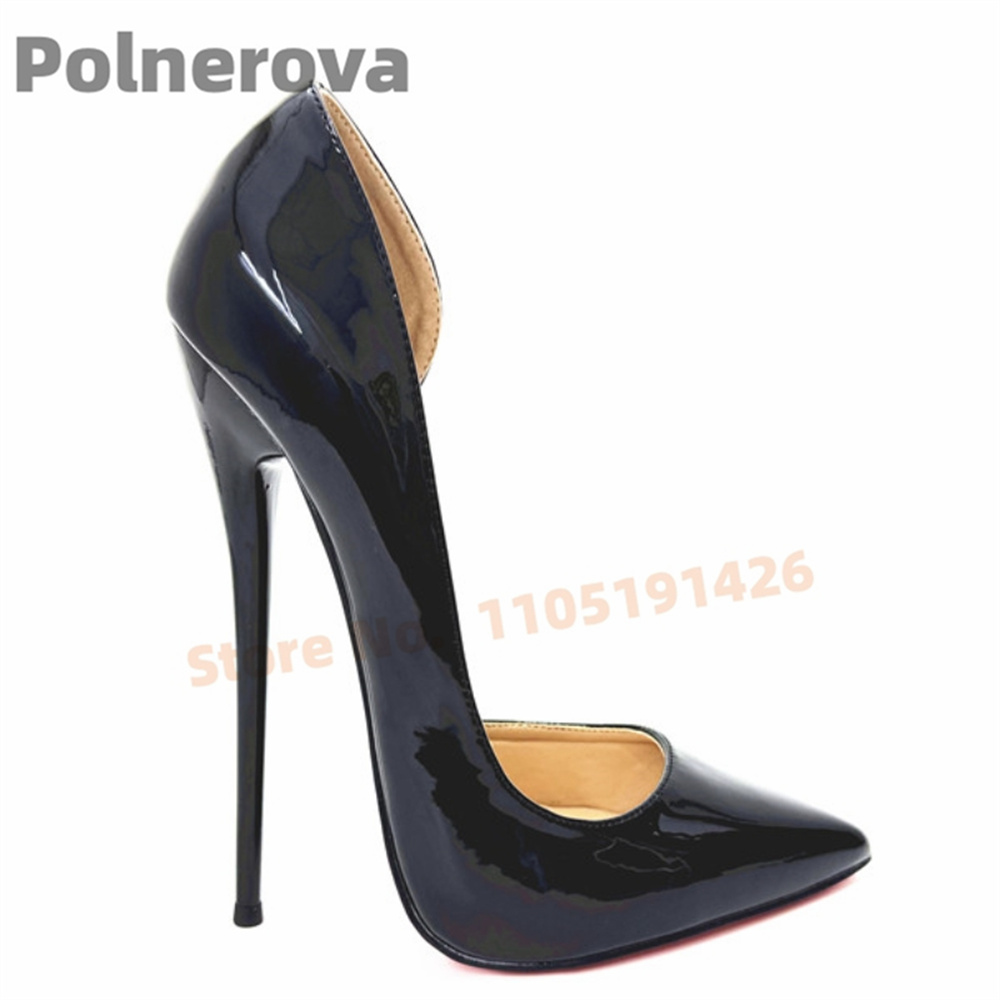 Black Side Empty Thin High Hee - Women'S Shoes In Size 12 avis et prix