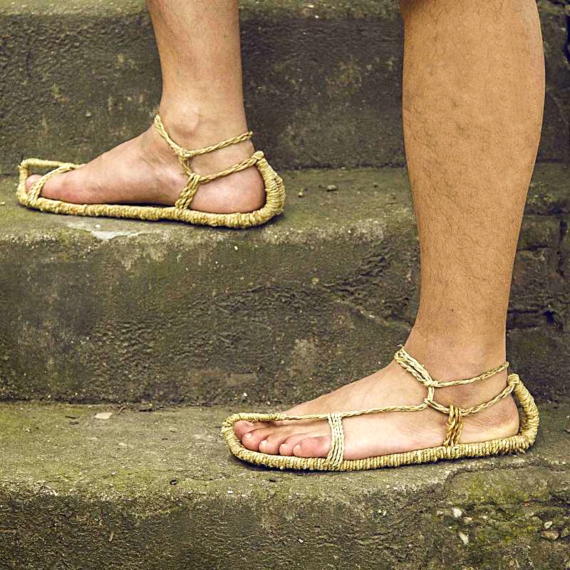 Medieval Shoes Straw Sandals V - Women'S Shoes Hands Free avis et prix